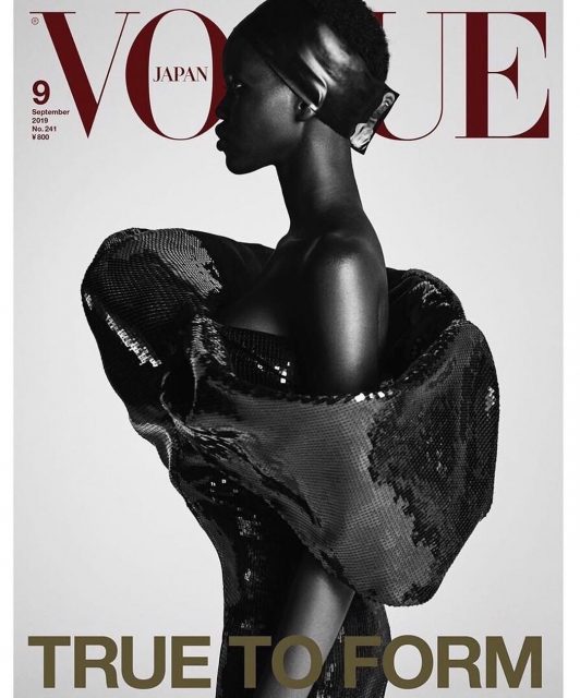 Adut Akech 僅19歲奪下英國、日本、德國《VOGUE》九月大刊封面