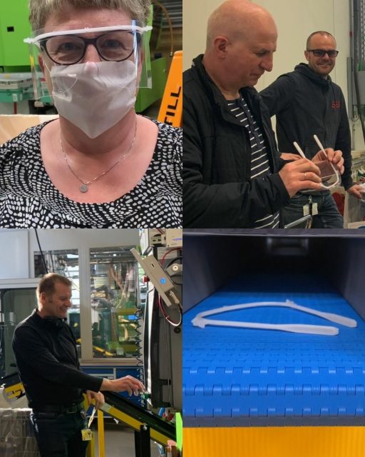 Lego 樂高以積木設計原理開發可自行組裝防護面罩，Burberry 風衣工廠生產保護衣