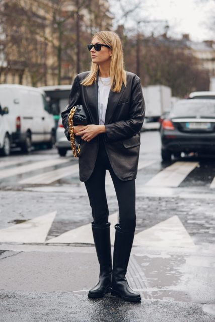 下雨天打扮靈感：經典馬靴是秋天雨季的終極投資